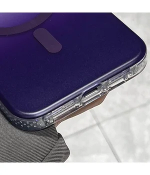 Чехол TPU+PC Phantom with MagSafe для Apple iPhone 15 (6.1") Purple