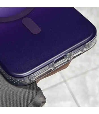 Чехол TPU+PC Phantom with MagSafe для Apple iPhone 15 (6.1") Purple