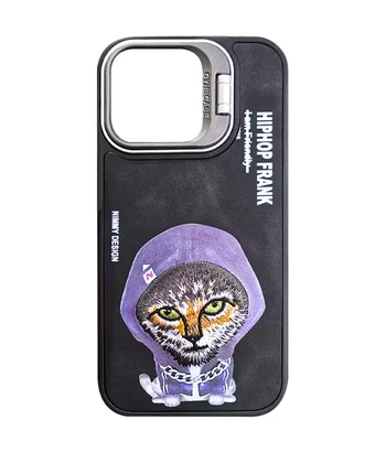 TPU+PC чохол Friends для Apple iPhone 15 (6.1") Black Cat