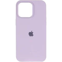 Чехол Silicone Case (AA) Logo with MagSafe для Apple iPhone 15 (6.1") Сиреневый / Lilac