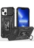 Ударопрочный чехол Camshield Army Ring для Apple iPhone 15 (6.1") Черный / Black