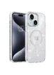 Чохол TPU Eclipse Sparkle (MagFit) для Apple iPhone 15 (6.1") Clear
