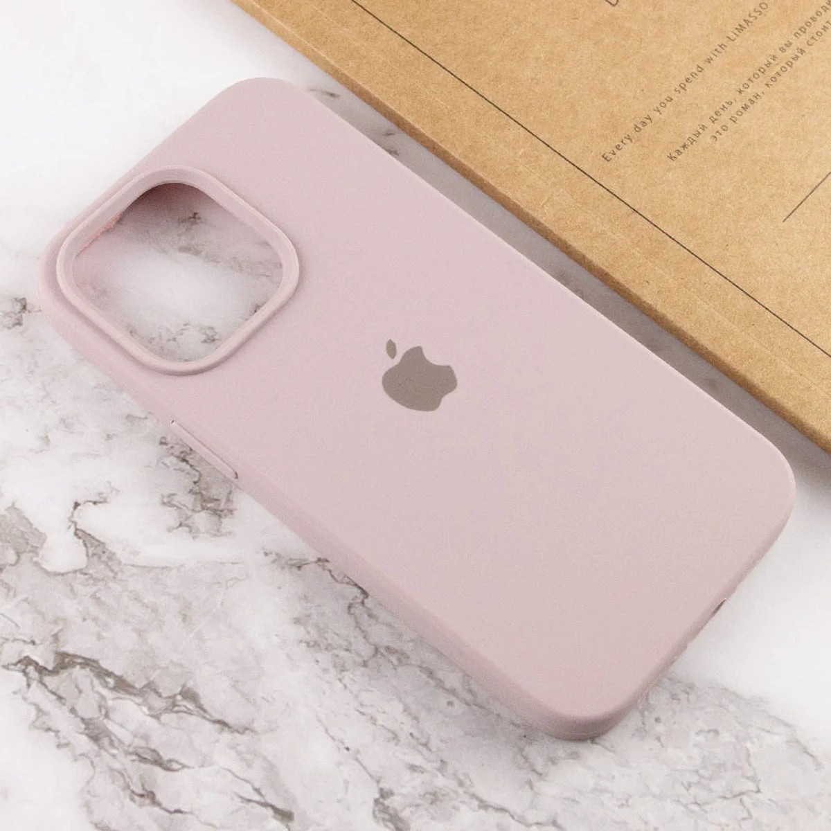 Чехол Silicone Case Full Protective (AA) для Apple iPhone 15 (6.1") Серый / Lavender