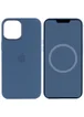 Чохол Silicone case (AAA) full with Magsafe and Animation для Apple iPhone 15 (6.1") Синій / Winter blue