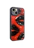 TPU+PC чехол Prisma Plushie для Apple iPhone 15 (6.1") Kiss