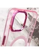 Чехол TPU Iris with MagSafe для Apple iPhone 15 (6.1") Розовый