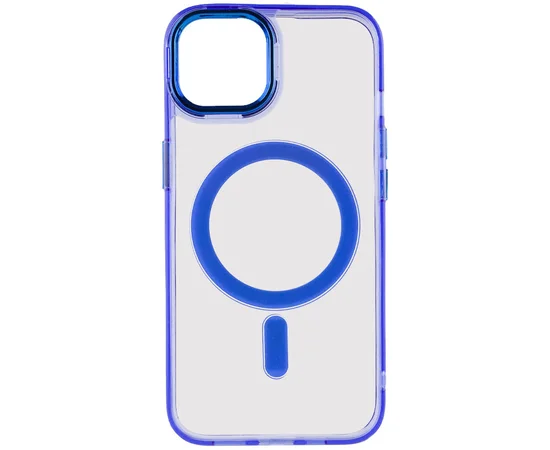 Чехол TPU Iris with MagSafe для Apple iPhone 15 (6.1") Синий
