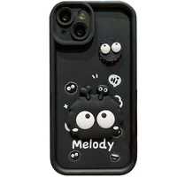 Чехол TPU Toys Case для Apple iPhone 15 (6.1") Black / Melody