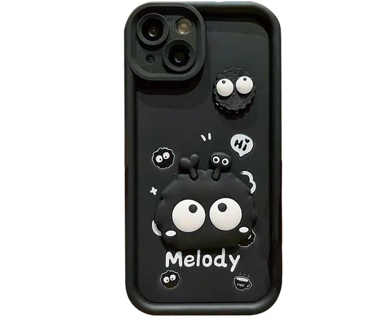 Чехол TPU Toys Case для Apple iPhone 15 (6.1") Black / Melody