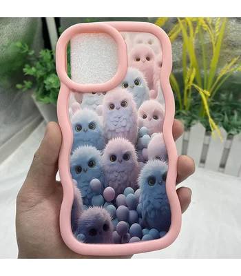 Чехол TPU Cloudy Pictures для Apple iPhone 15 (6.1") Owls