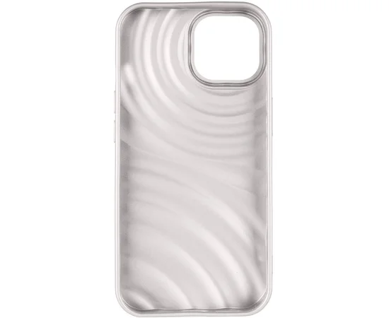 Чехол TPU MonoWave для Apple iPhone 15 (6.1") Light Gray