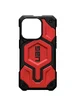 Ударопрочный чехол UAG Monarch Pro with MagSafe Leather для Apple iPhone 15 (6.1") Красный