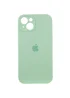 Чехол Silicone Case Full Camera Protective (AA) для Apple iPhone 15 (6.1") Зеленый / Pistachio