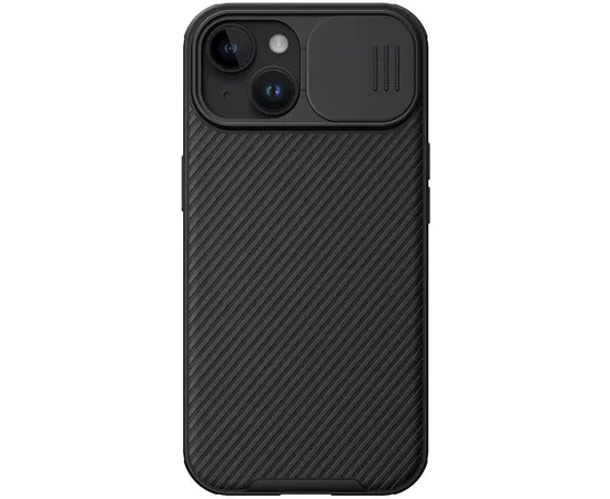 Карбонова накладка Nillkin CamShield Pro для Apple iPhone 15 (6.1") Black
