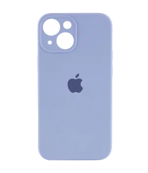 Чохол Silicone Case Full Camera Protective (AA) для Apple iPhone 15 (6.1") Синій / Lilac Blue