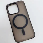 Чехол TPU+PC Lily with MagSafe для Apple iPhone 15 (6.1") Dark Gray