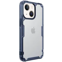 TPU чехол Nillkin Nature Pro Series для Apple iPhone 15 (6.1") Синий (прозрачный)