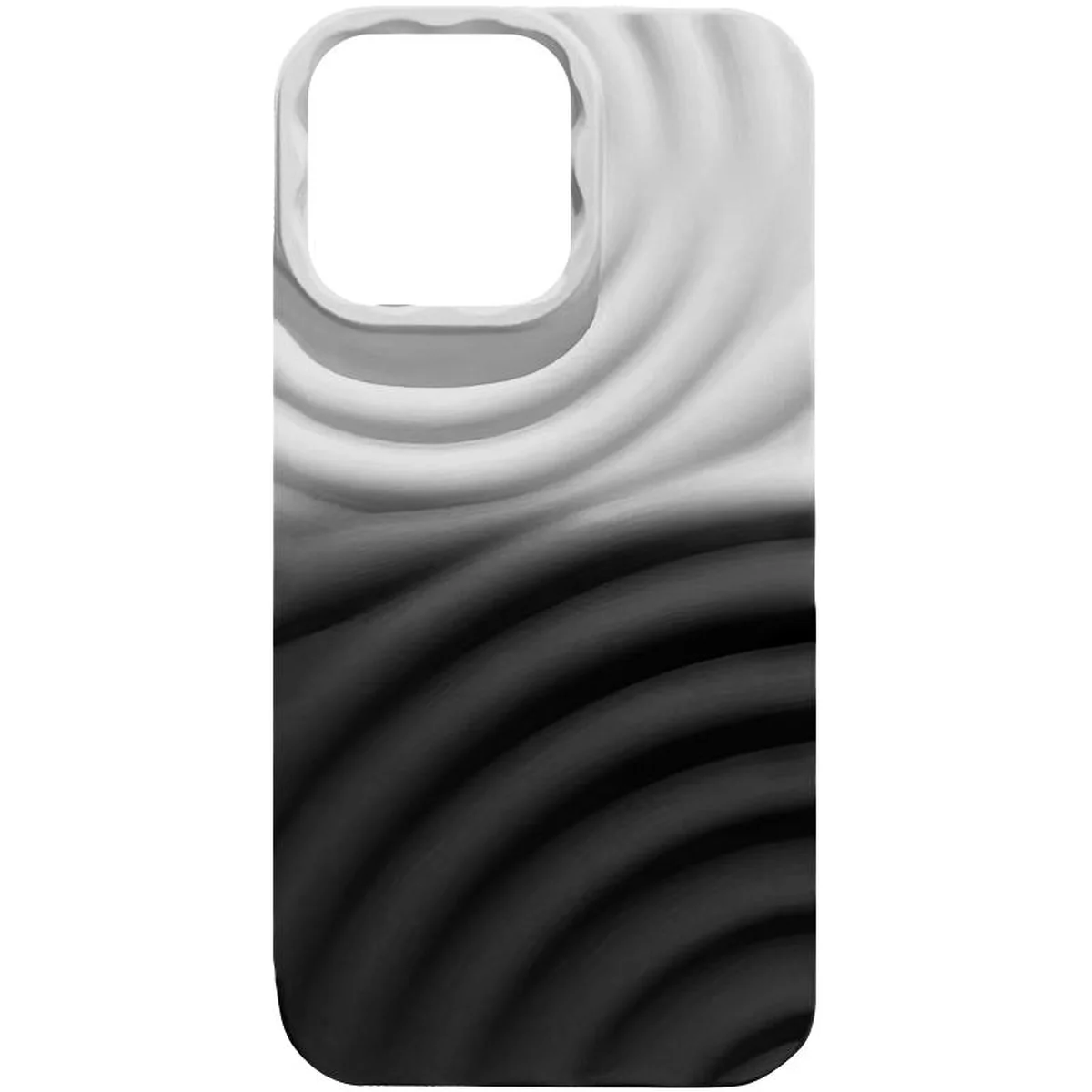 Чехол TPU ColorWave для Apple iPhone 15 (6.1")  White / Black
