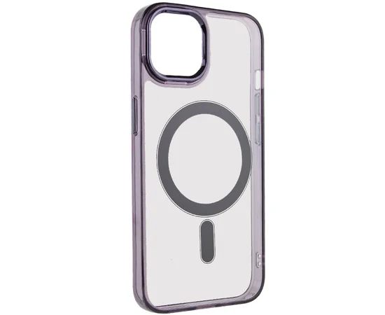 Чехол TPU Iris with MagSafe для Apple iPhone 15 (6.1") Черный