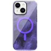 Чехол TPU Shiny Mountain (MagFit) для Apple iPhone 15 (6.1") Purple