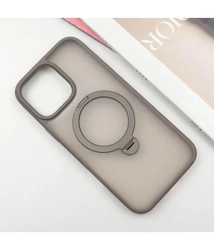 Чехол Ummi Colorful with MagSafe HQ Ring для Apple iPhone 15 (6.1") Grey