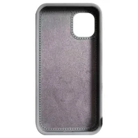 Чехол Silicone Case Full Protective NO LOGO with Ring для Apple iPhone 15 (6.1") Grey