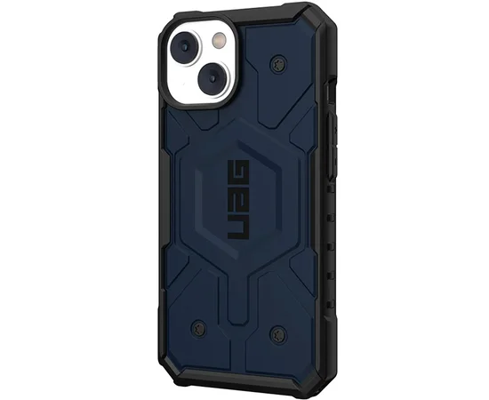 Ударопрочный чехол UAG Pathfinder with MagSafe для Apple iPhone 15 (6.1") Синий