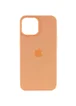 Чохол Silicone case (AAA) full with Magsafe and Animation для Apple iPhone 15 (6.1") Помаранчевий / Orange Sorbet