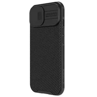 Карбоновая накладка Nillkin CamShield Pro Magnetic для Apple iPhone 15 (6.1") Black