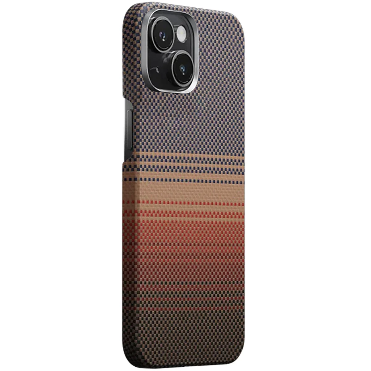 Чехол PC Carbon Protection Slim with MagSafe для Apple iPhone 15 (6.1") Red