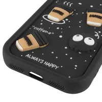 Чехол TPU Toys Case with Ears для Apple iPhone 15 (6.1") Black