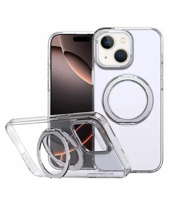Чохол TPU+PC Empire with MagSafe and Ring для iPhone 15 (6.1") Clear