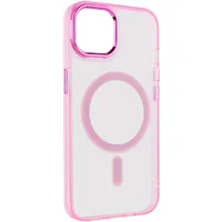Чехол TPU Iris with MagSafe для Apple iPhone 15 (6.1") Розовый