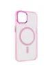 Чехол TPU Iris with MagSafe для Apple iPhone 15 (6.1") Розовый