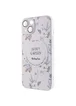TPU+PC чехол Secret Garden with MagSafe для Apple iPhone 15 (6.1") White