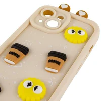 Чехол TPU Toys Case with Ears для Apple iPhone 15 (6.1") Sand