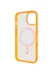 Чехол TPU Iris with MagSafe для Apple iPhone 15 (6.1") Оранжевый