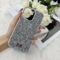 TPU чохол Bling World Rock Diamond для Apple iPhone 15 (6.1") Срібний