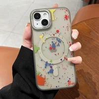 Чехол TPU+PC Flush with MagSafe для Apple iPhone 15 (6.1") Titanium grey