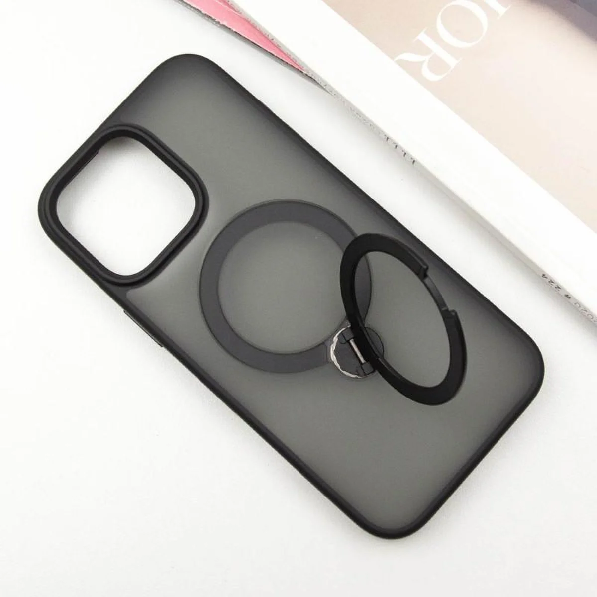 Чохол Ummi Colorful with MagSafe HQ Ring для Apple iPhone 15 (6.1") Black