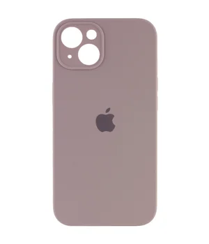 Чохол Silicone Case Full Camera Protective (AA) Apple iPhone 15 (6.1") Сірий / Lavender
