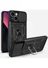 Чохол Ummi Camshield Serge Ring для Apple iPhone 15 (6.1") Чорний / Black