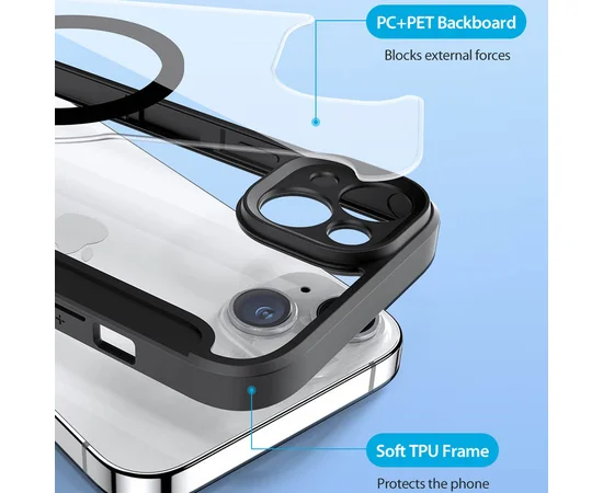 Чохол-книжка Dux Ducis Skin X Pro with MagSafe для Apple iPhone 15 (6.1") Black