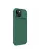 Карбоновая накладка Nillkin CamShield Pro для Apple iPhone 15 (6.1") Deep Green