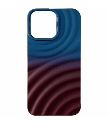 Чехол TPU ColorWave для Apple iPhone 15 (6.1")  Navy Blue / Plum