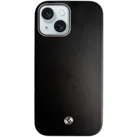 Чехол PC+Leather SGP with MagSafe для Apple iPhone 15 (6.1") Black