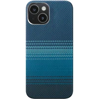 Чехол PC Carbon Protection Slim with MagSafe для Apple iPhone 15 (6.1") Blue
