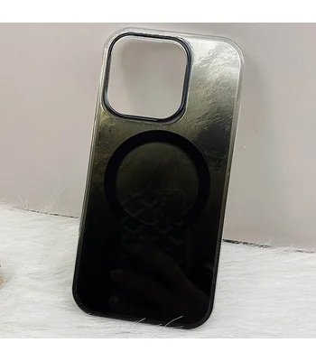 Чохол TPU Shiny Mountain (MagFit) для Apple iPhone 15 (6.1") Black