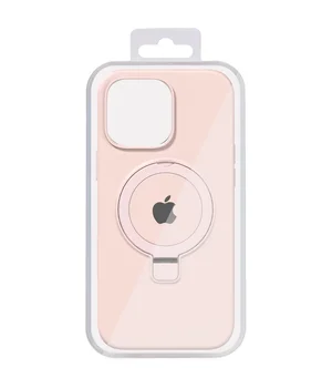 Чехол Silicone Case Full Protective with Ring для Apple iPhone 15 (6.1") Pink