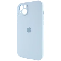 Чехол Silicone Case Full Camera Protective (AA) для Apple iPhone 15 (6.1") Голубой / Sweet Blue